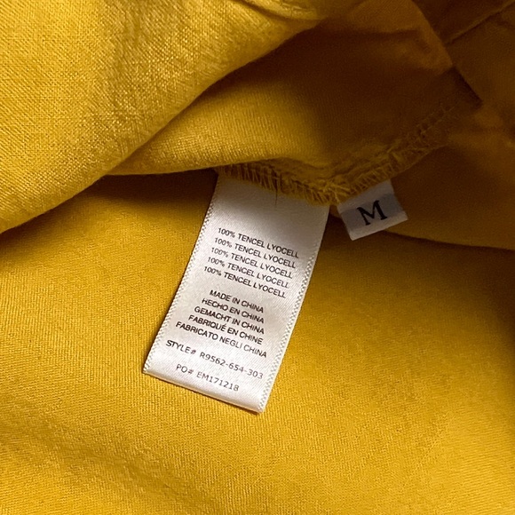 Cloth & Stone Yellow Tank Top - Picture 2 of 7